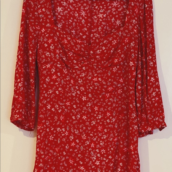 Zara Dresses & Skirts - Zara floral red short dress